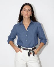 The Shirt by Rochelle Behrens The Washed Linen Shirt