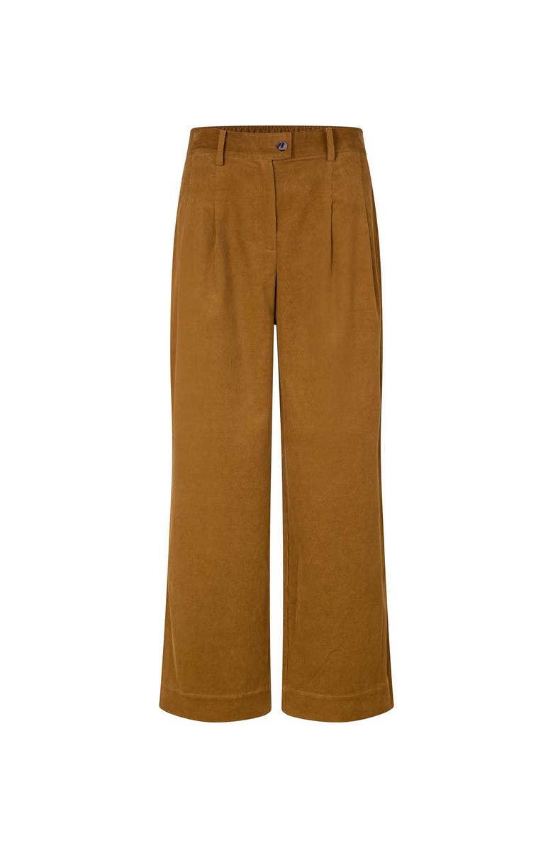 Masai Copenhagen MaPerli Velvet Cropped Pants, Alternate, color, Breen