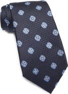 ZEGNA TIES Floral Medallion Silk Tie