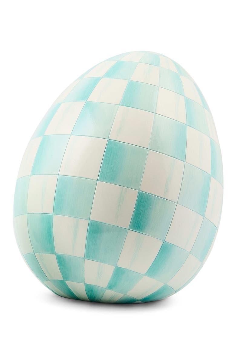 Aqua Check Small Egg, Main, color, BLUE