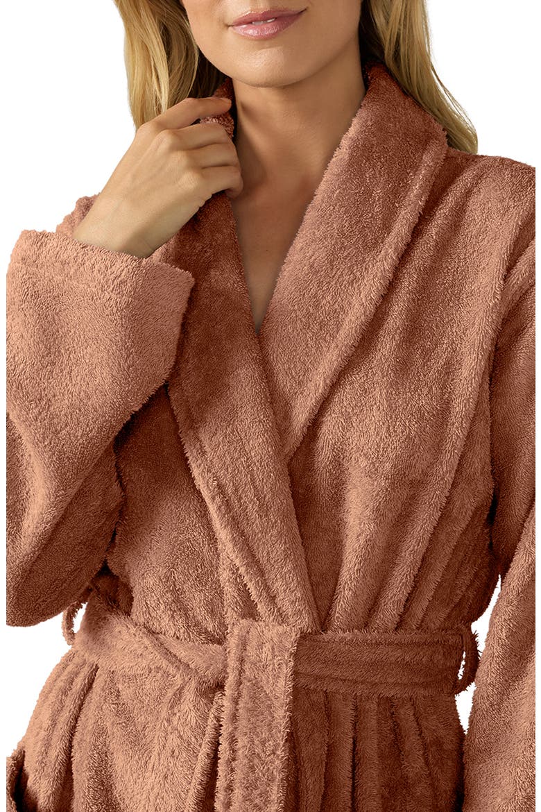 Gender Inclusive Cloud Loom™ Organic Cotton Robe, Alternate, color, PRALINEDNU