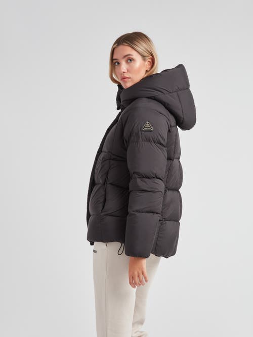 Jack1t Cloud Prime Hooded Down Jacket In Black