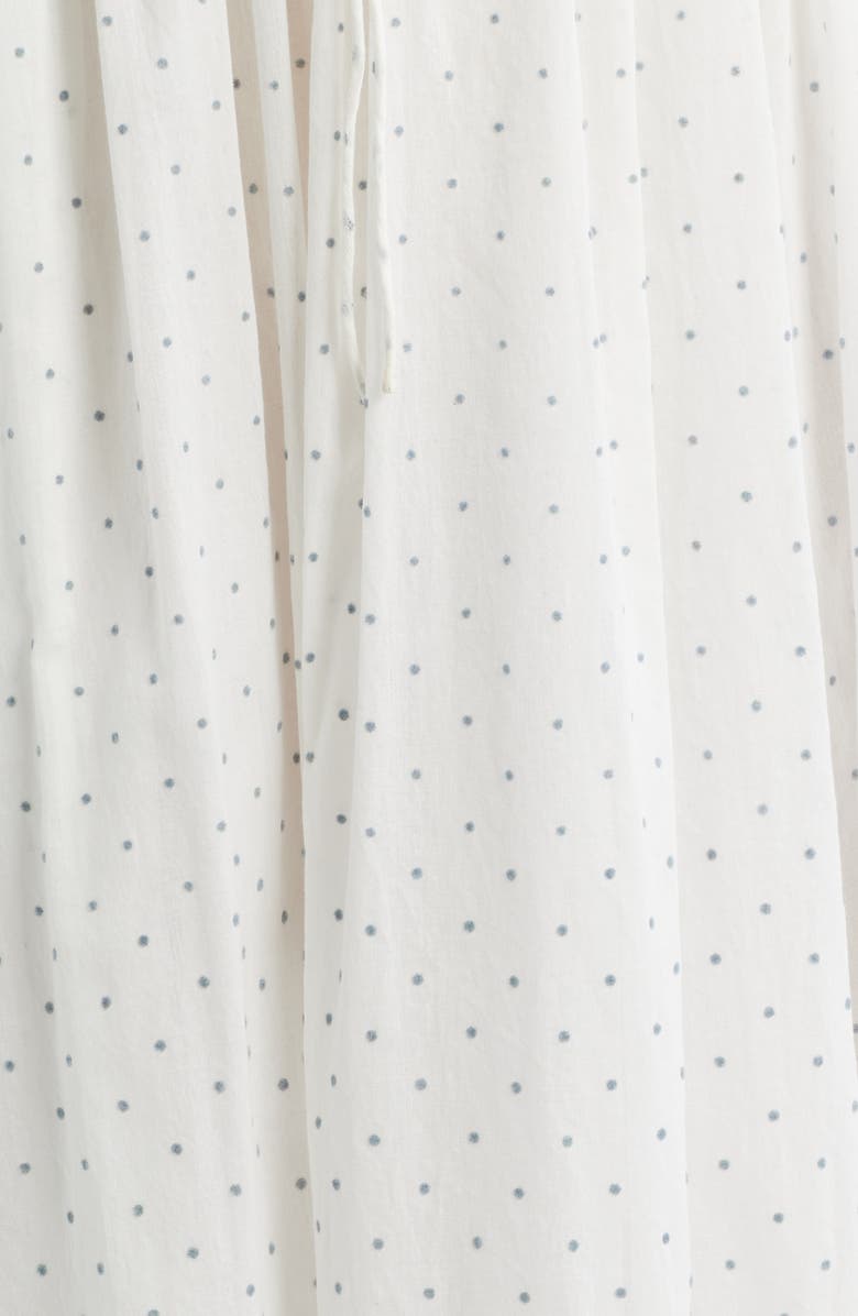 DÔEN Ischia Swiss Dot Convertible Organic Cotton Voile Dress, Alternate, color, Flock Dot