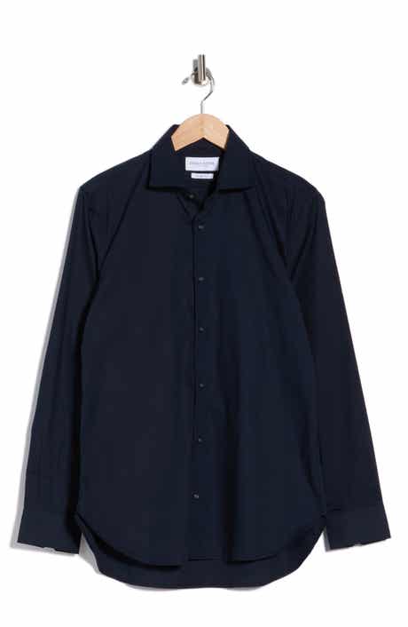 Premium Slim Fit Long Sleeve Stretch Cotton Button-Up Shirt