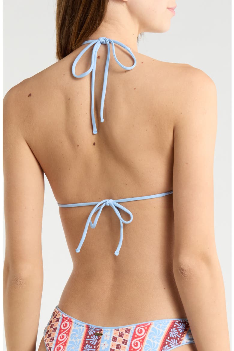 Coastal Instinct Triangle Bikini Top, Alternate, color, BLUE MULTI
