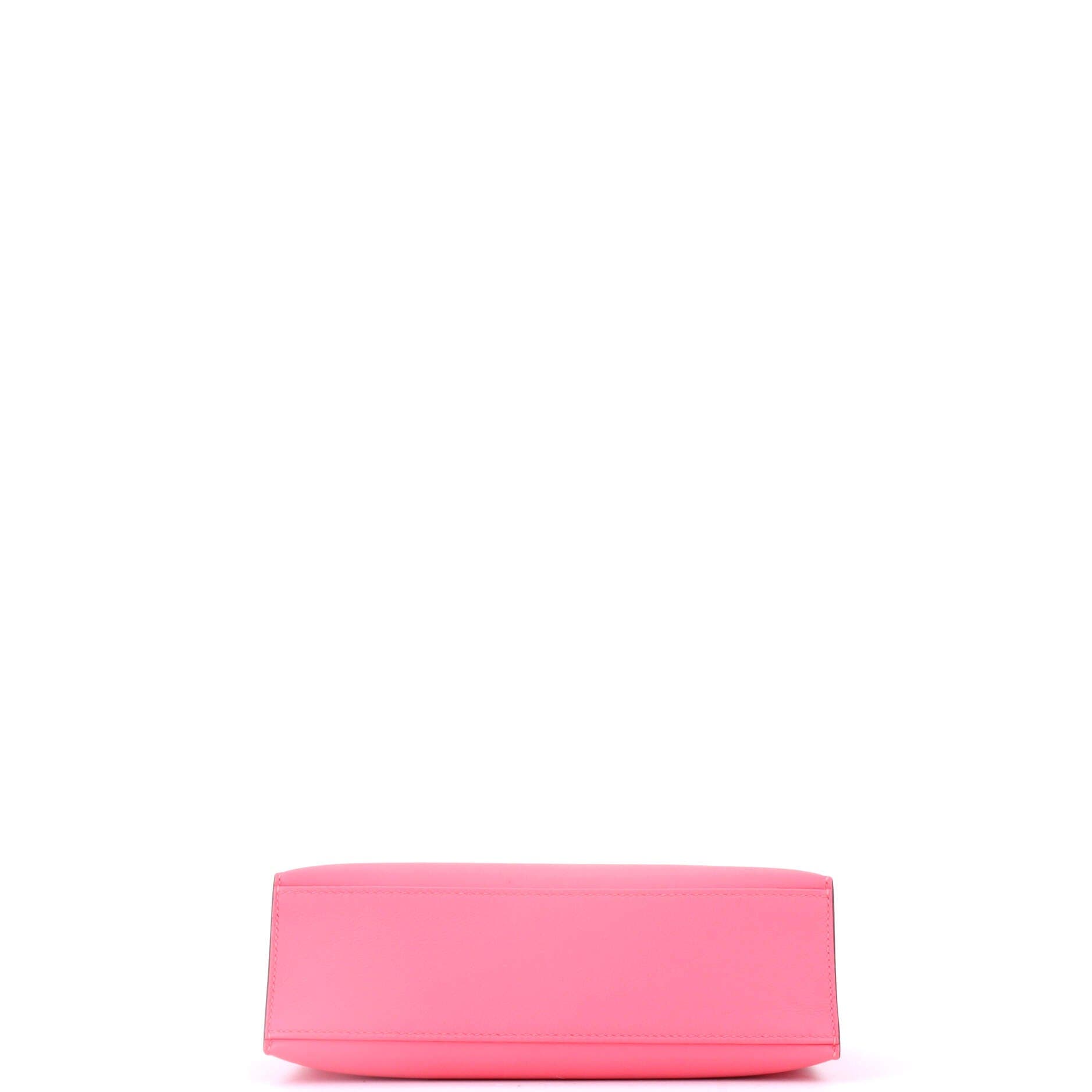 Pre-Owned Hermes Kelly Pochette Swift, Alternate, color, Rose Azalee