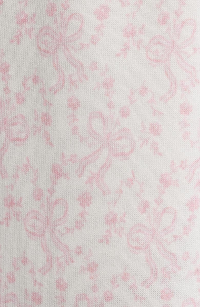 LoveShackFancy Liliana Ribbon Print Joggers, Alternate, color, Chantilly