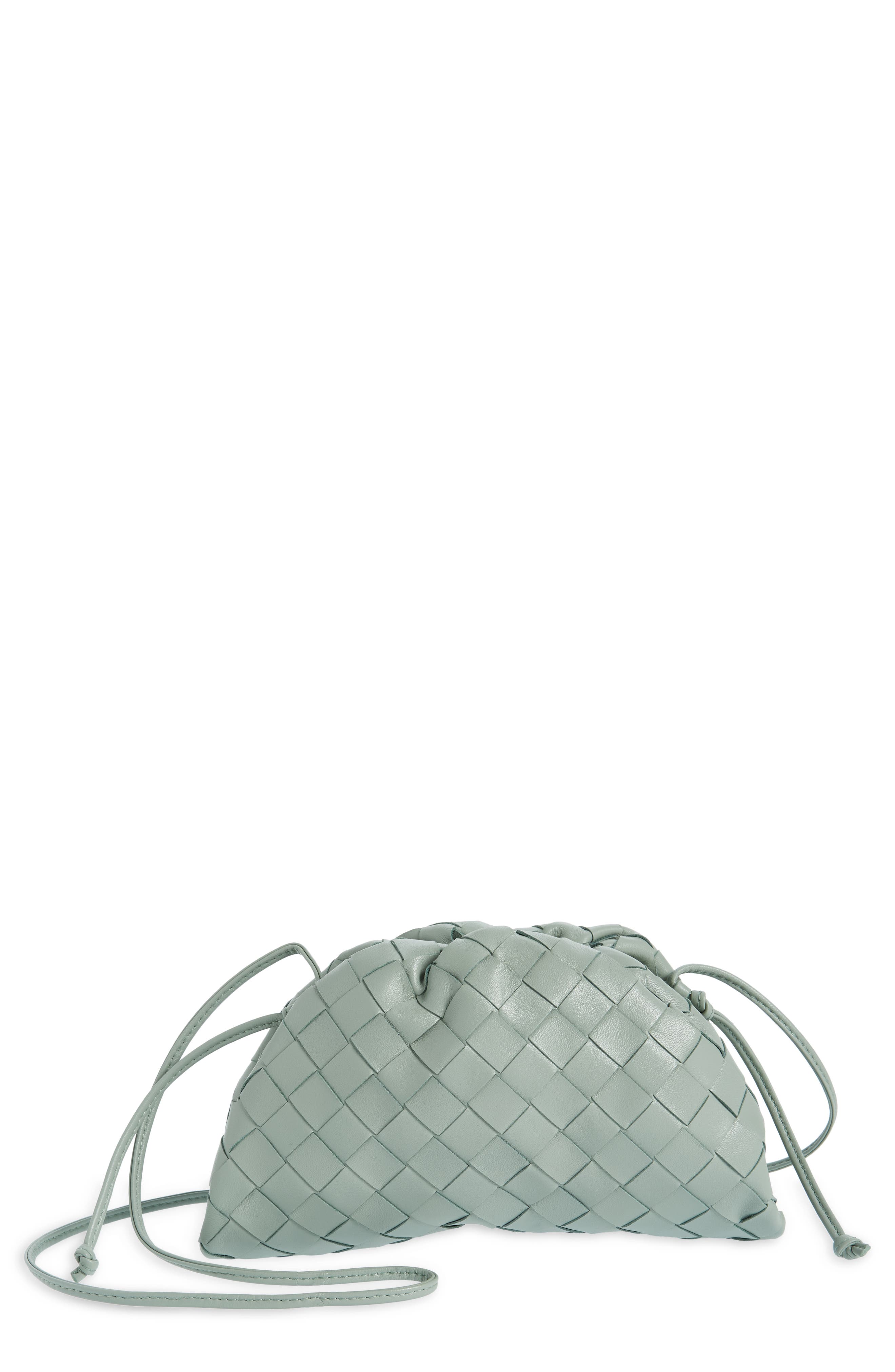 Bottega Veneta Small The Pouch Leather Clutch, Main, color, 