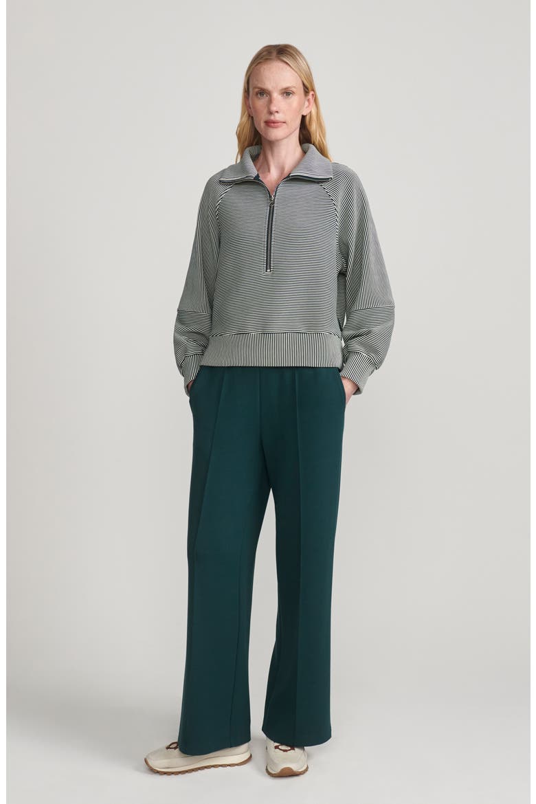 Milano Half-Zip Sweatshirt, Alternate, color, PONDEROSA PINE / PRISTINE