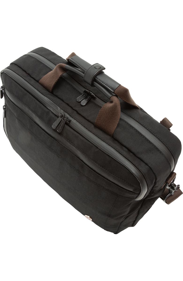 Token Waxed Nylon Saratoga Briefcase, Alternate, color, Black