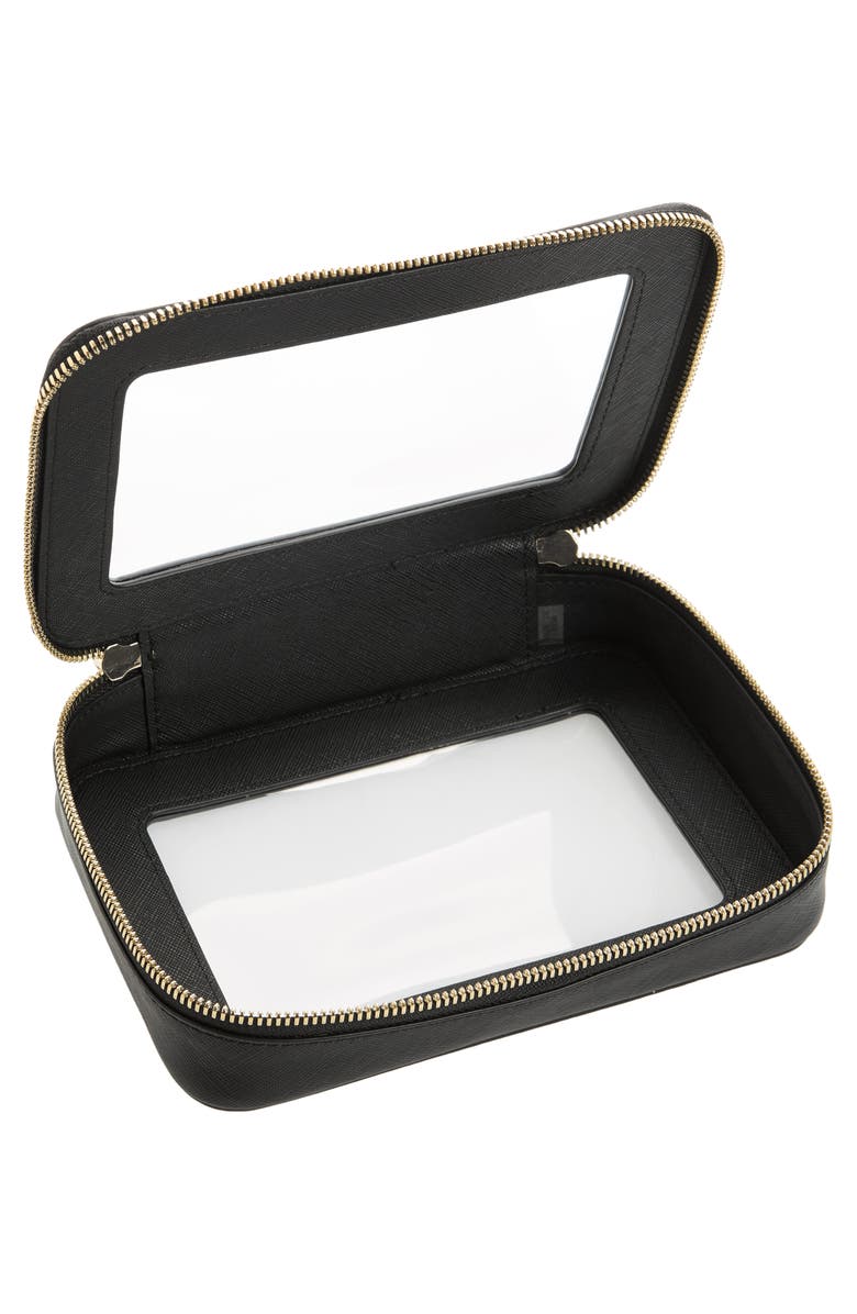 Truffle Clarity Jetset Cosmetics Case, Alternate, color, 