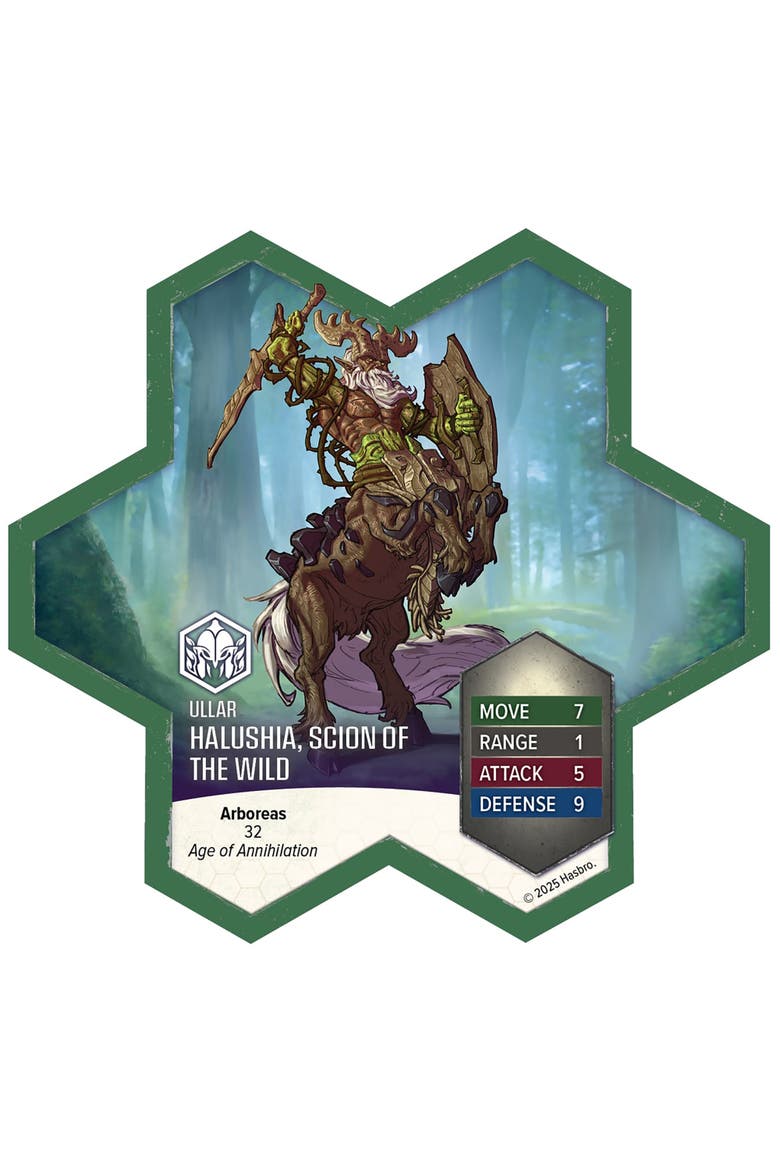 Heroscape Rising Tide, Sonlen & Halushia Scion of the Wild, Alternate, color, Multicolored