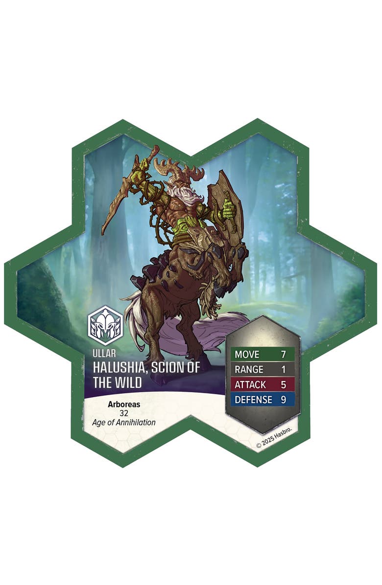 Renegade Games Heroscape Rising Tide, Sonlen 
Halushia Scion of the Wild, Alternate, color, Multicolored