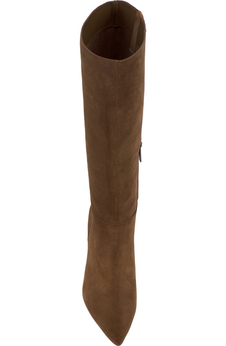 Vince Camuto Brigitte Pointed Toe Knee High Boot, Alternate, color, Reishi Brown