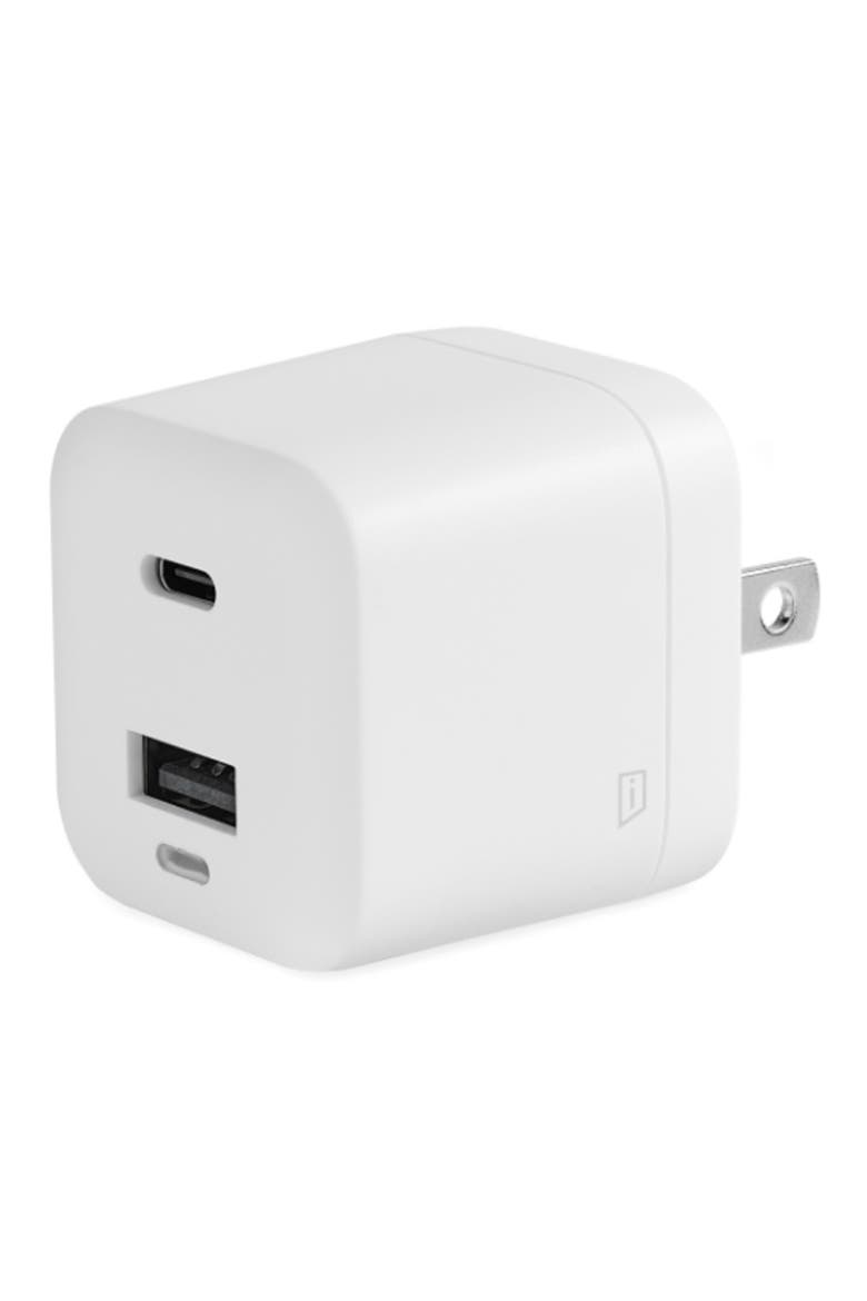 20W USB-C & USB-A Charge Cube, Main, color, WHITE