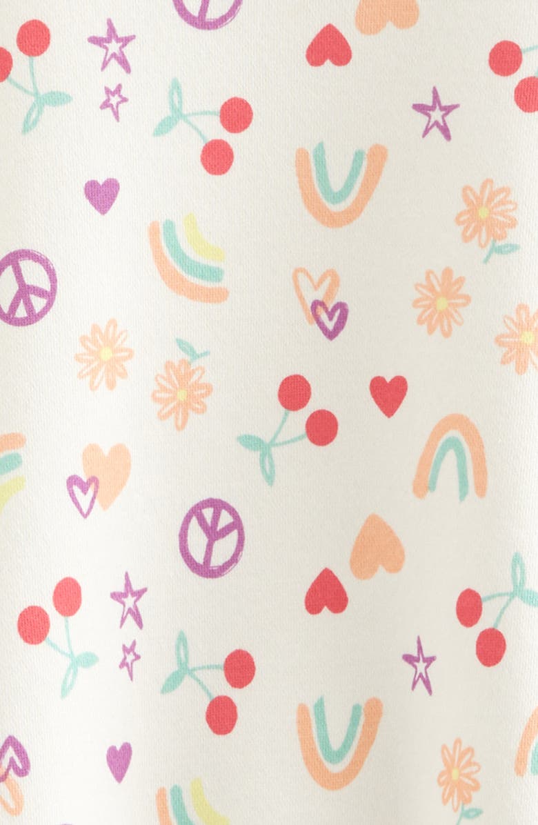 Tucker + Tate Kids' Cozy Sweatshirt, Alternate, color, Ivory Egret Painted Doodle