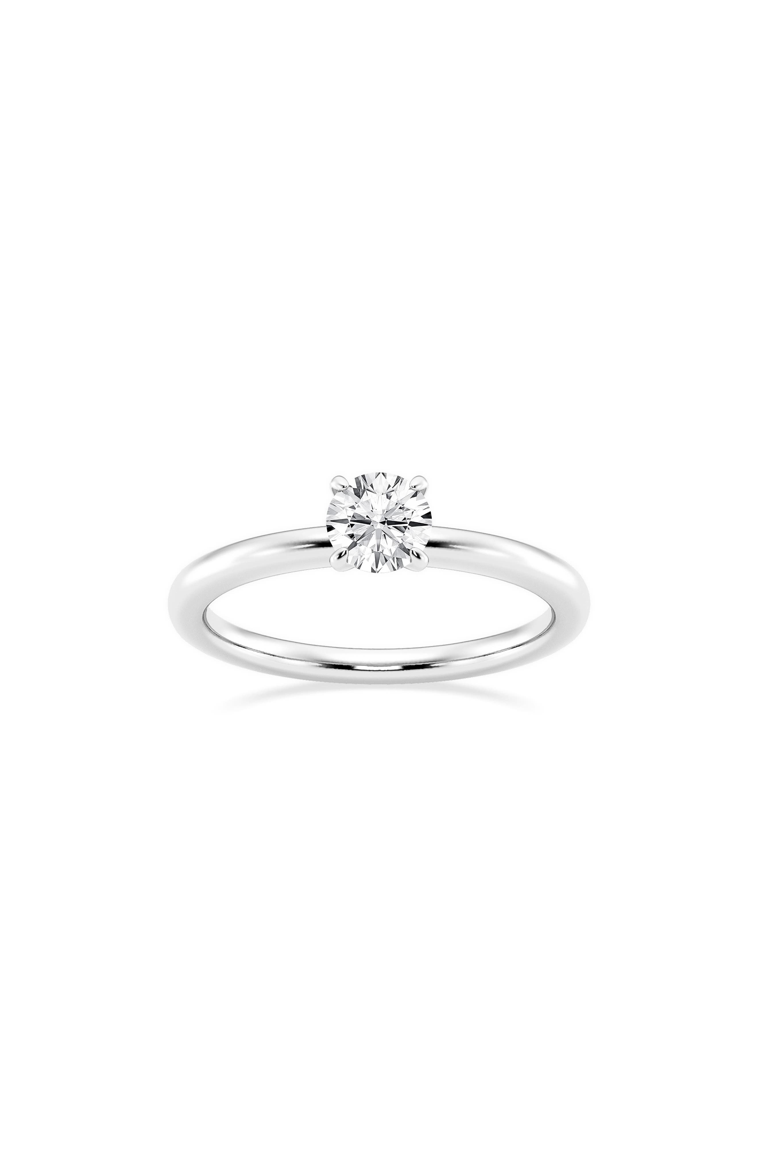 Badgley Mischka Collection Round Cut Lab Created Diamond Engagement Ring - 0.50 ctw