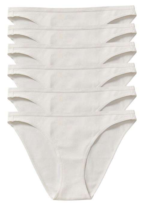 Petal Pima Cotton Bikini Underwear 6PK
