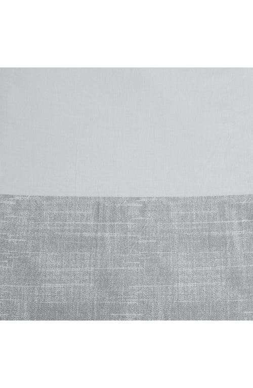 Poppy & Fritz Poppy And Fritz Connery Stripe Cotton Weave Twin Duvet Cover & Shams Set In Gray