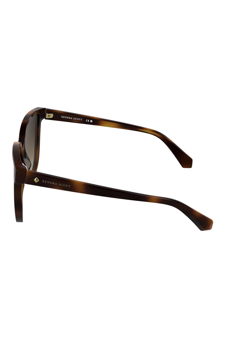 Dira 57mm Gradient Tea Cup Sunglasses, Alternate, color, TORTOISE