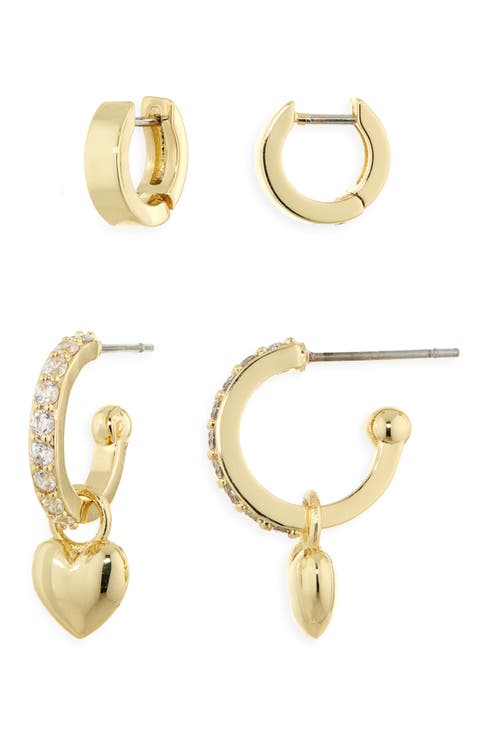 2-Pack Huggie Hoop Earrings