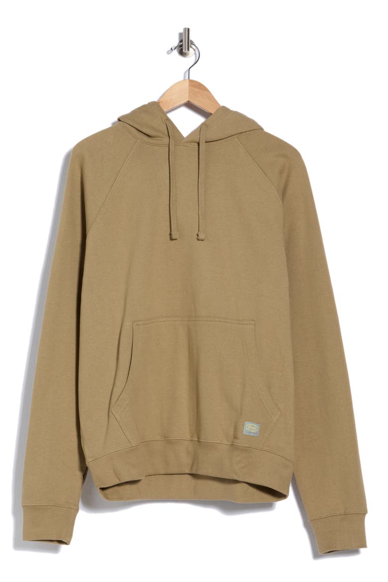 Dayshift Cotton Fleece Hoodie, Main, color, COVERT GREEN