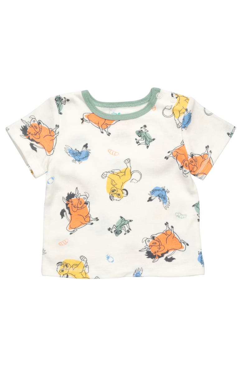 Shortall T-Shirt & Hat Set, Alternate, color, Lion King Multicolor