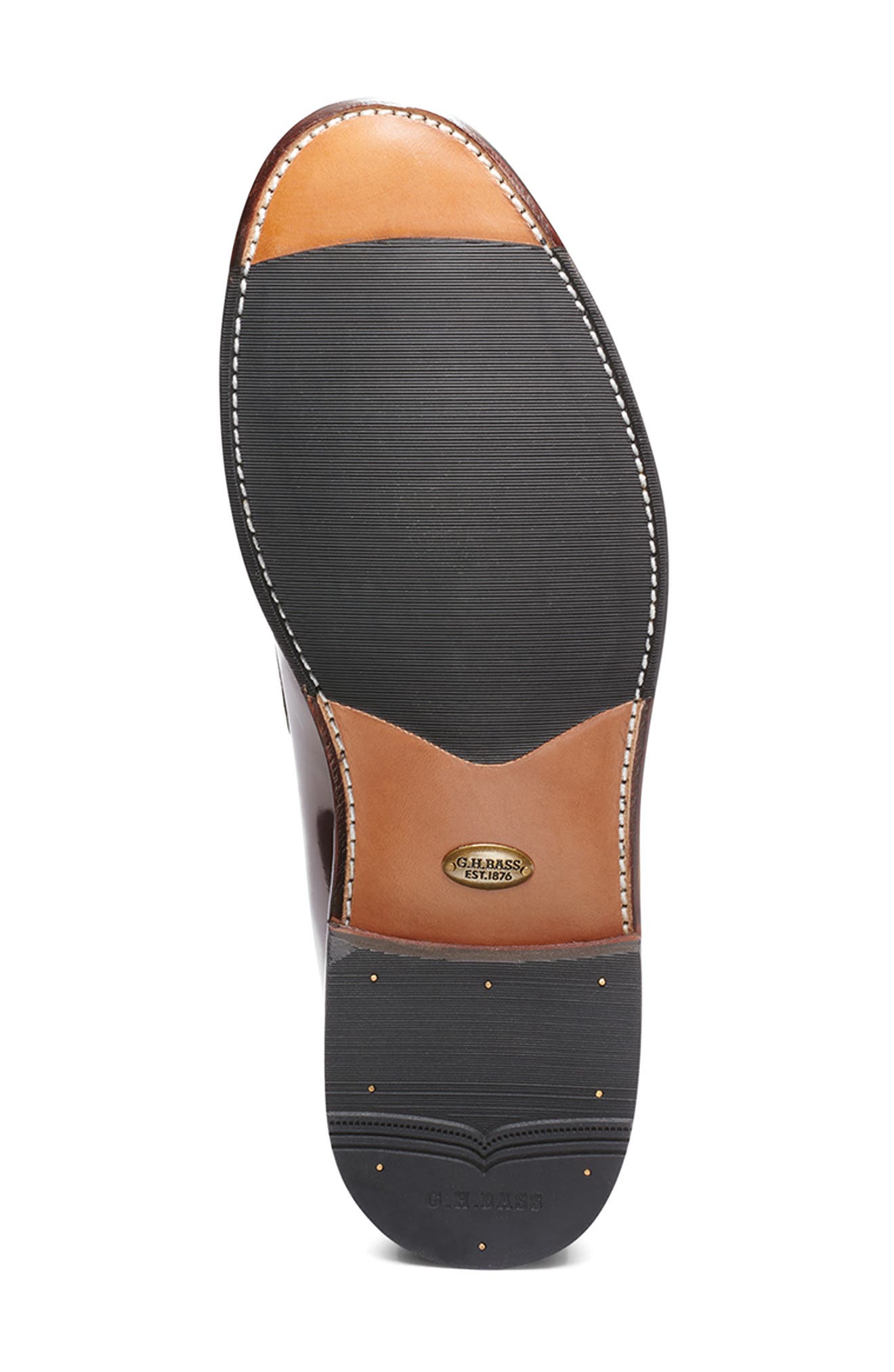 G.H.BASS Monogram Penny Loafer, Alternate, color, Wine