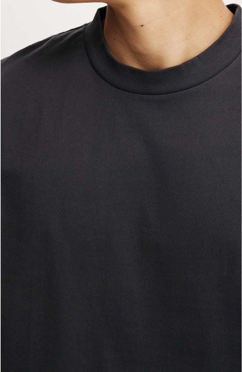 Cotton On Cropped Fit T-Shirt, Alternate, color, Washed Black