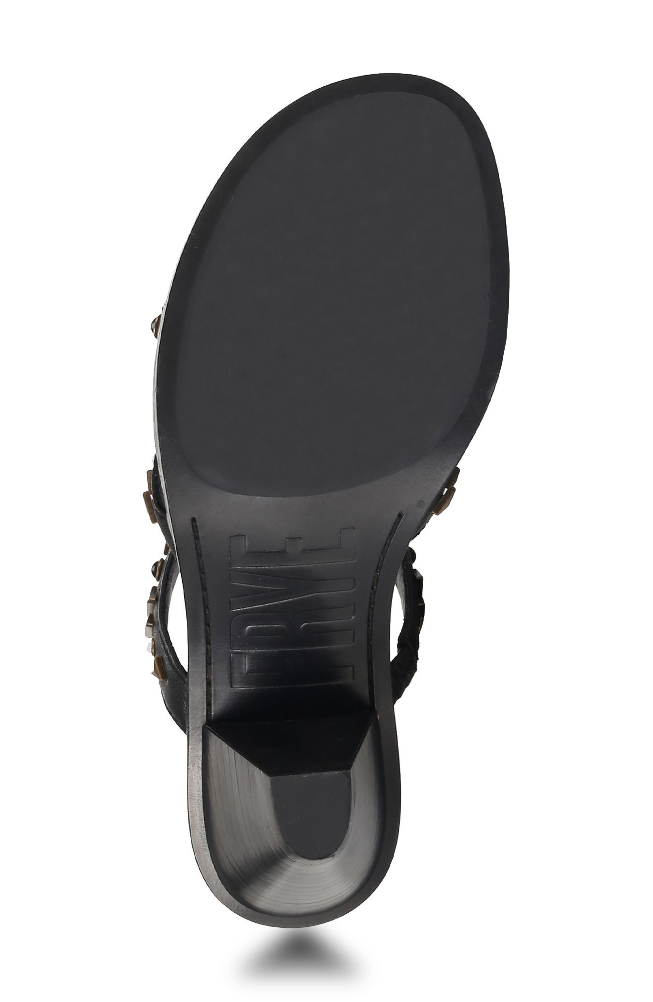 Estelle Studded Strappy Slide Sandal, Alternate, color, BLACK