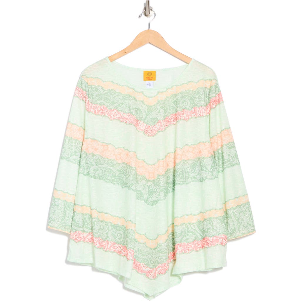 Ruby Rd. Ruby Rd Long Sleeve Angled Hem T-shirt