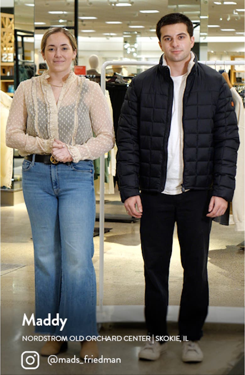 Stalis Quilted Packable Water Resistant Recycled Nylon Puffer Jacket, sales video thumbnail