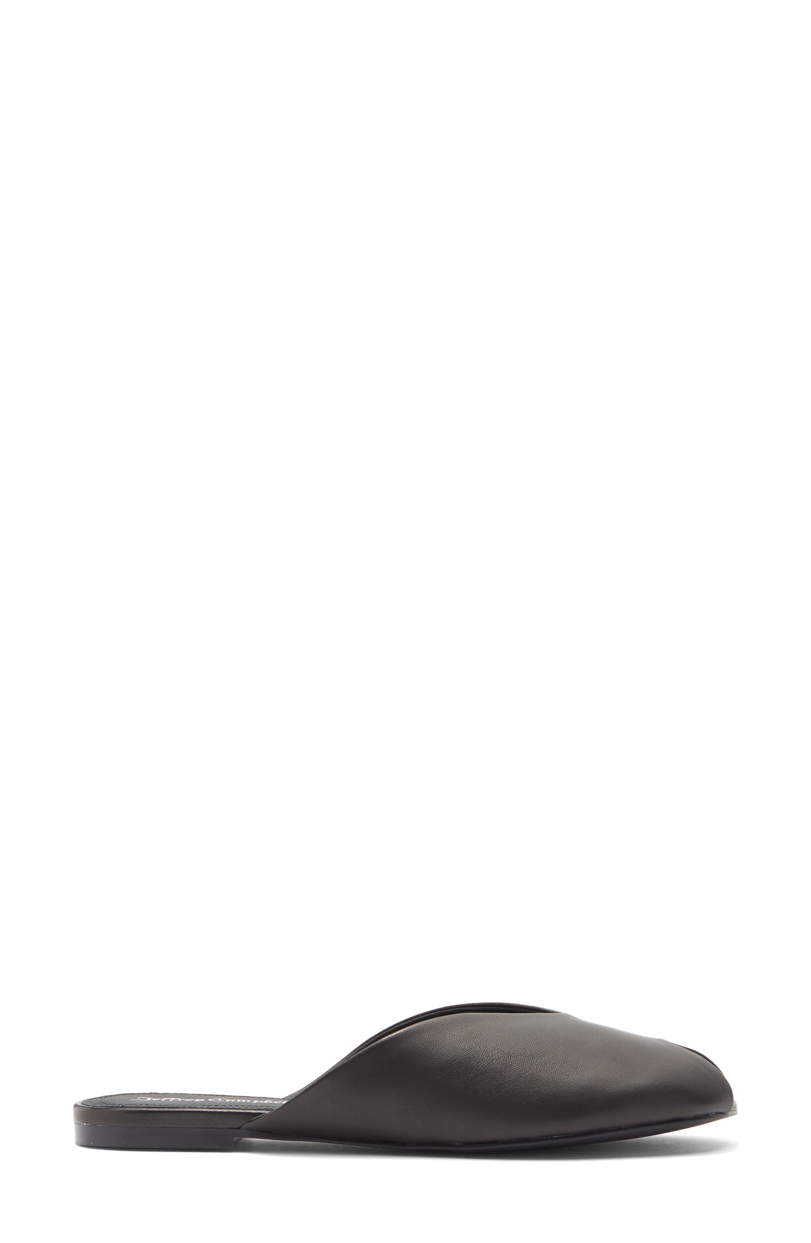 Jeffrey Campbell Indwell Peep Toe Slide Sandal, Alternate, color, Black