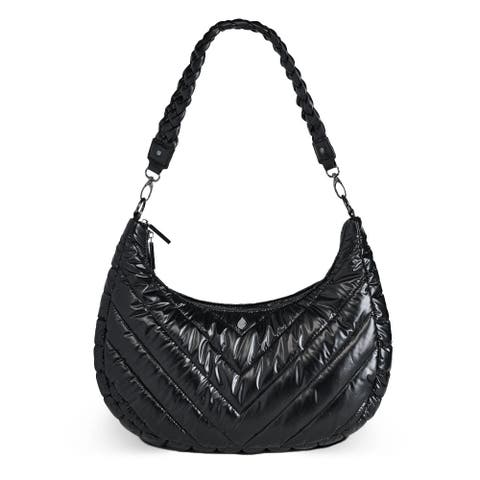 Half Moon Hydrohobo Bag With Water Bottle