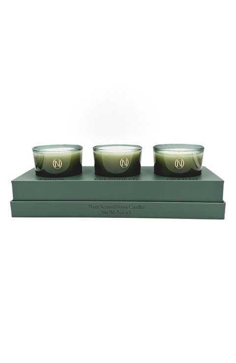 Winter Set of 3 Votive Candles