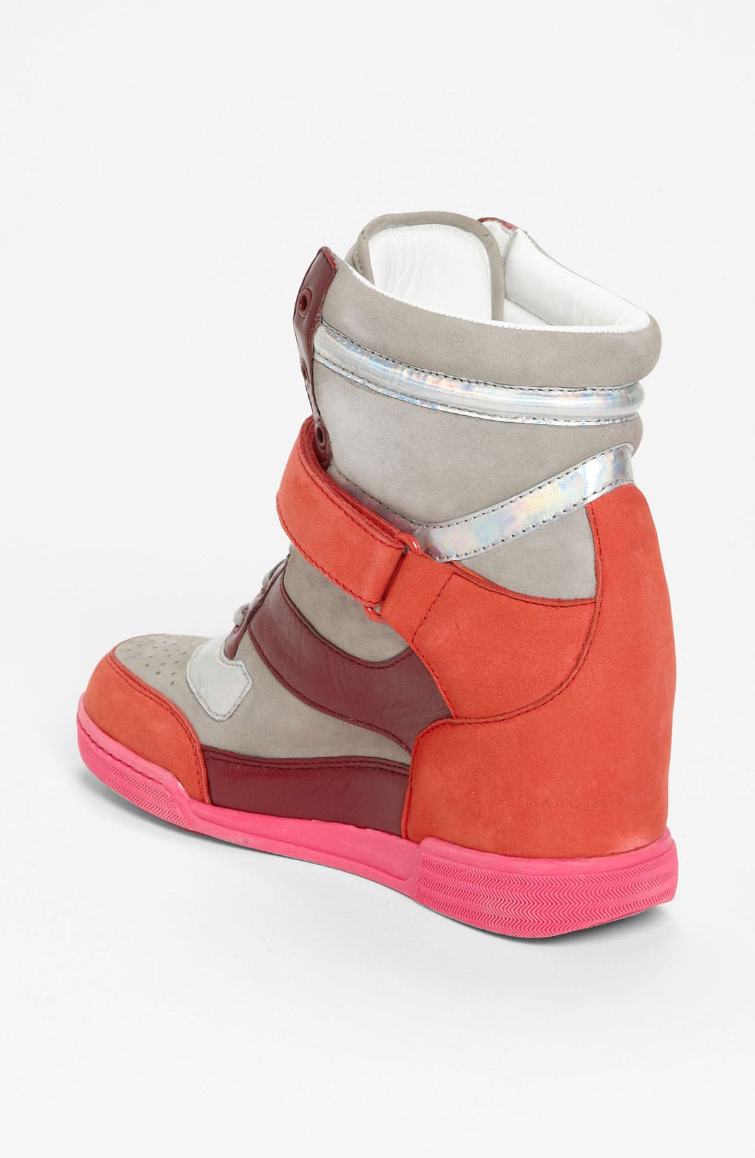 MARC BY MARC JACOBS High Top Wedge Sneaker, Alternate, color, GREY