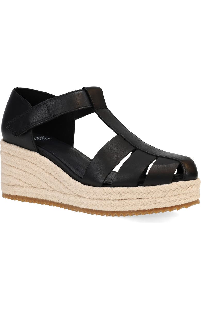 Eileen Fisher Tilly Jute Wedge Fisherman Sandal, Main, color,