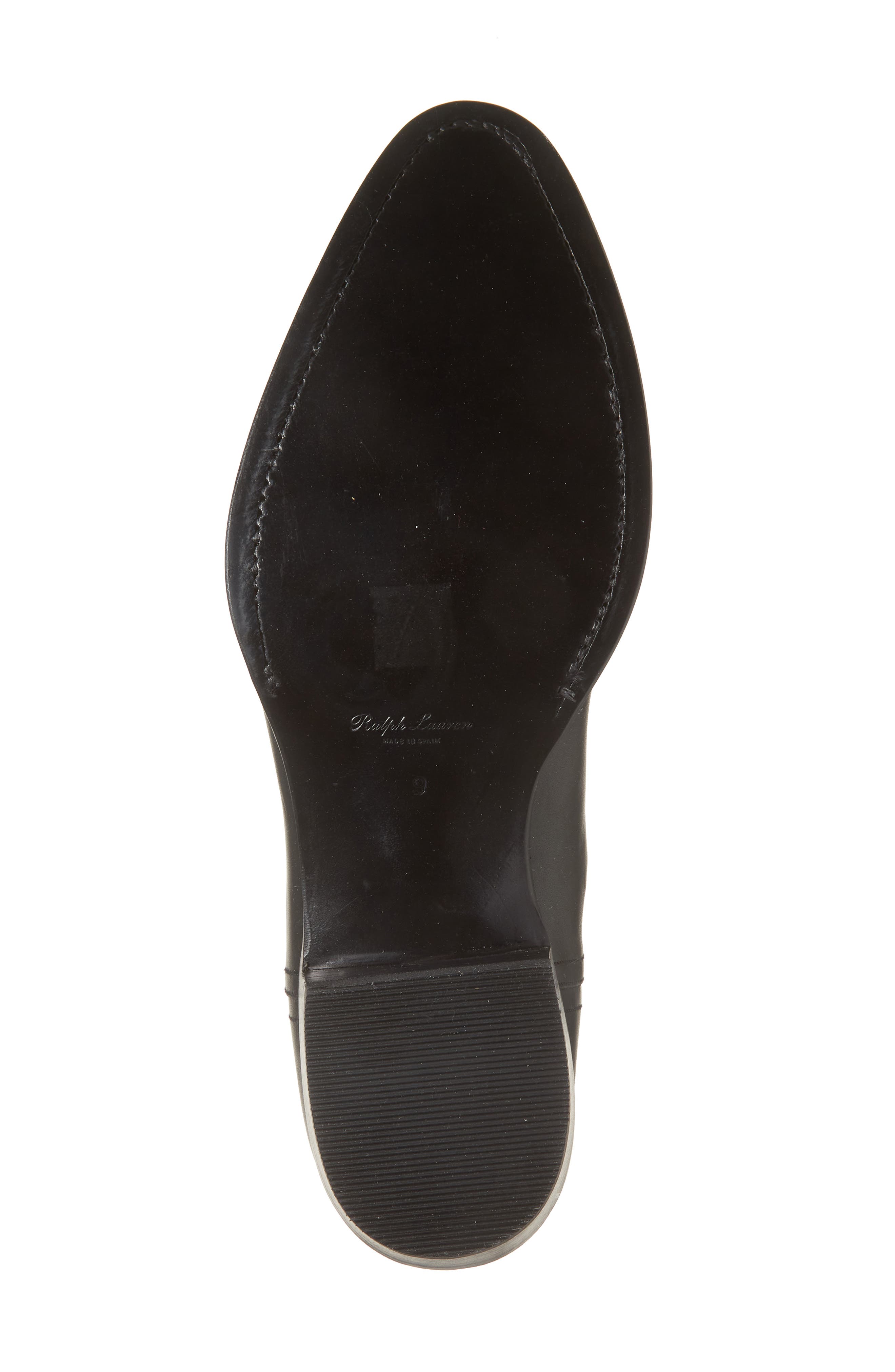 Ralph Lauren Purple Label Western Boot, Alternate, color, Black