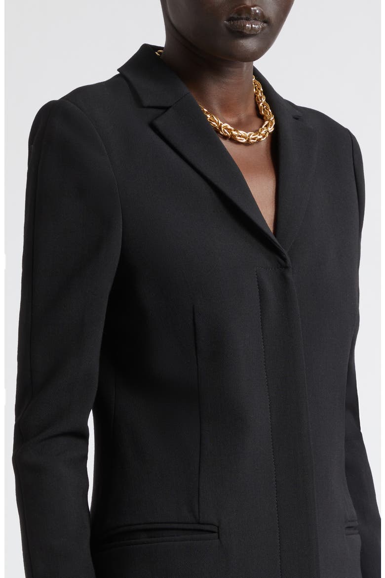 Slim Wool Blend Blazer, Alternate, color, BLACK