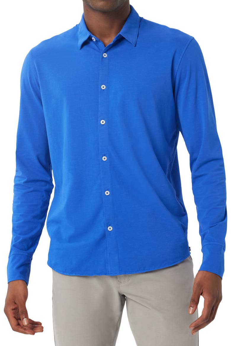 Flex Pro Lite On-Point Button-Up Shirt, Main, color, SURF THE WEB