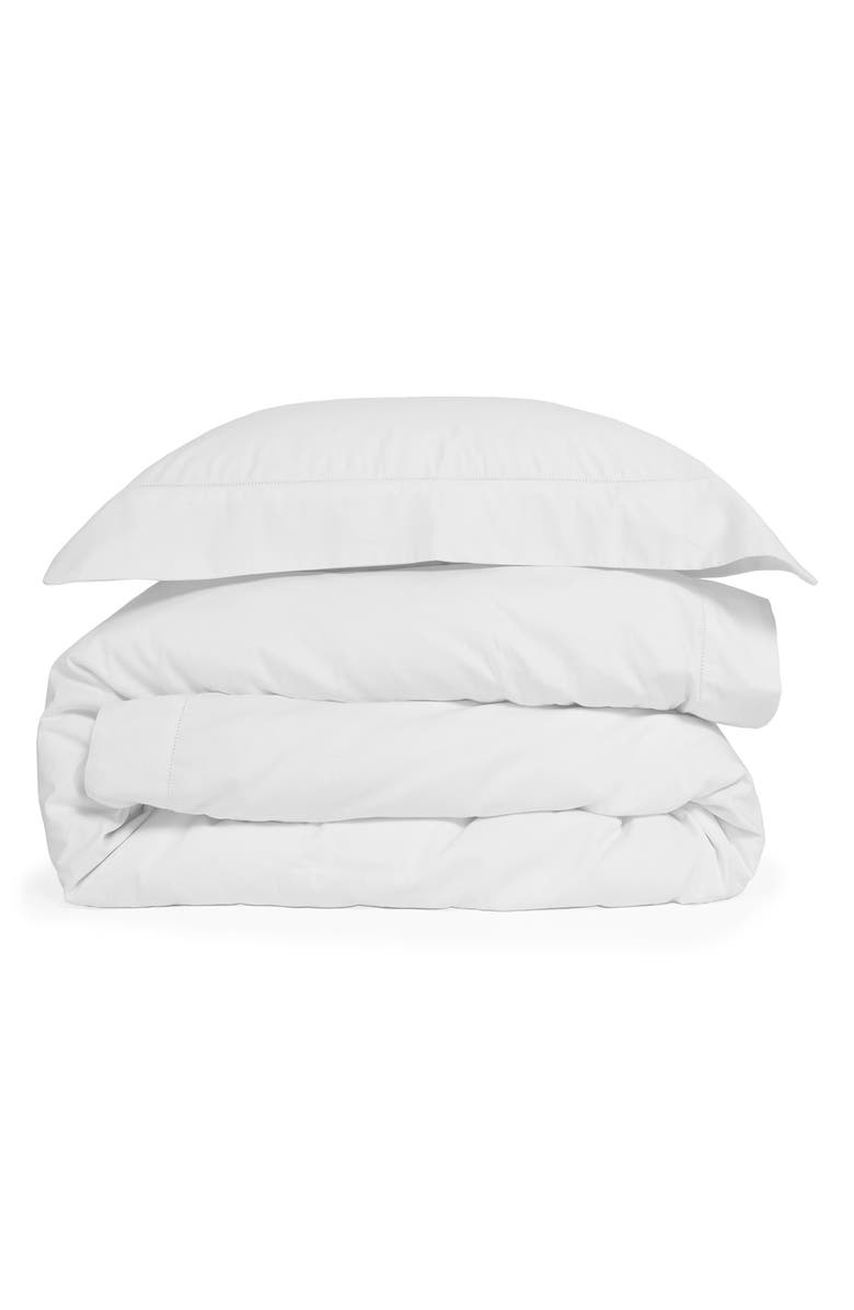 Pom Pom at Home Classico Cotton Sateen Duvet Cover & Sham Set, Main, color, White