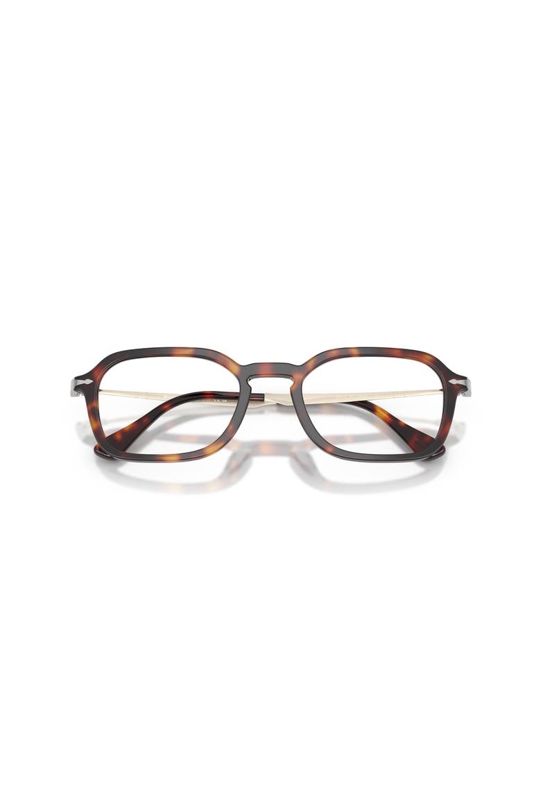 52mm Rectangle optical glasses, Alternate, color, Tortoise