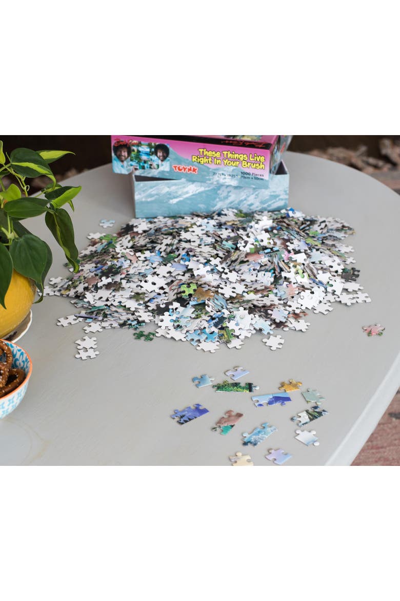 These Things Live Right In Your Brush 1000 Piece Jigsaw Puzzle, Alternate, color, Multi-Colored