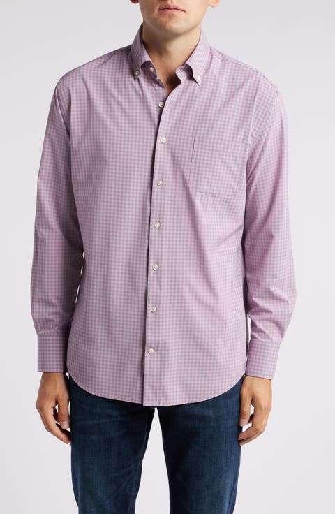 Murray Check Performance Poplin Button-Down Shirt