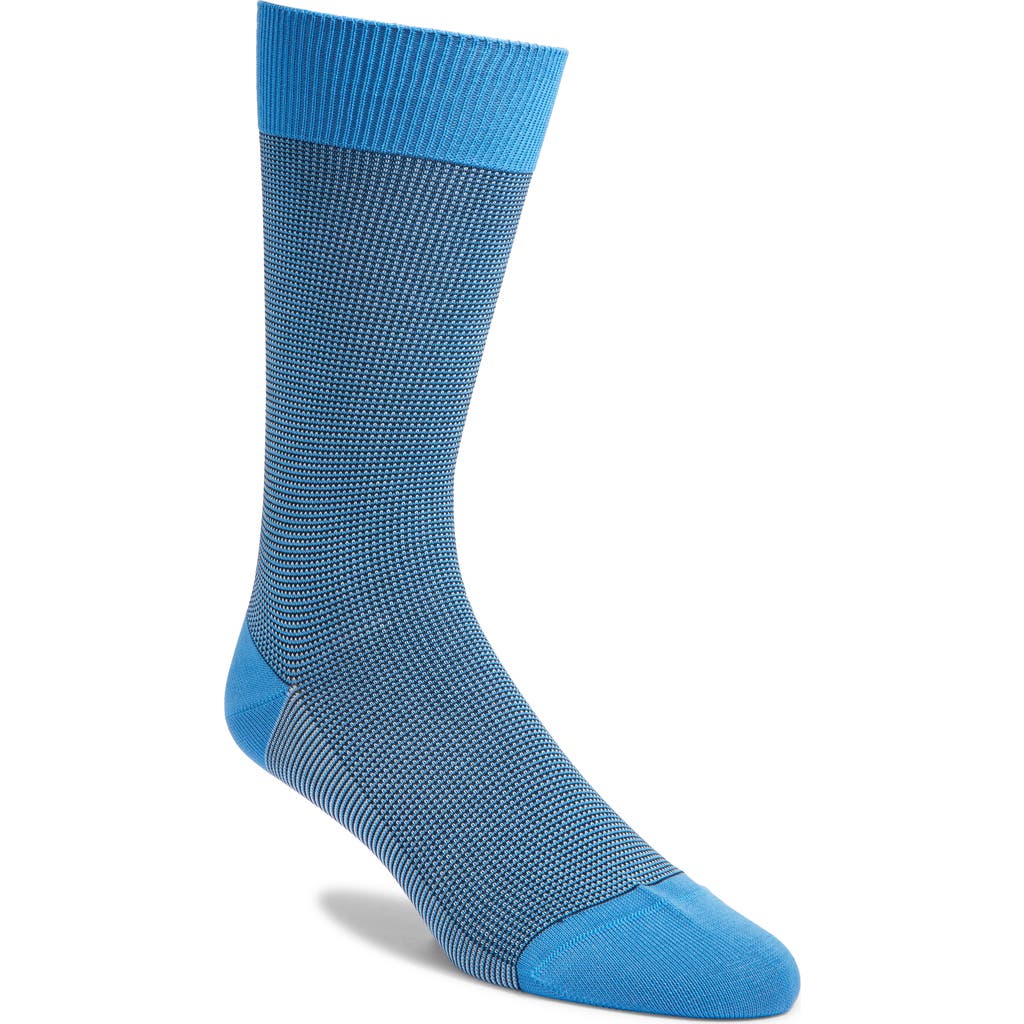 Pantherella Men's Tewkesbury Birdseye Socks In Denim