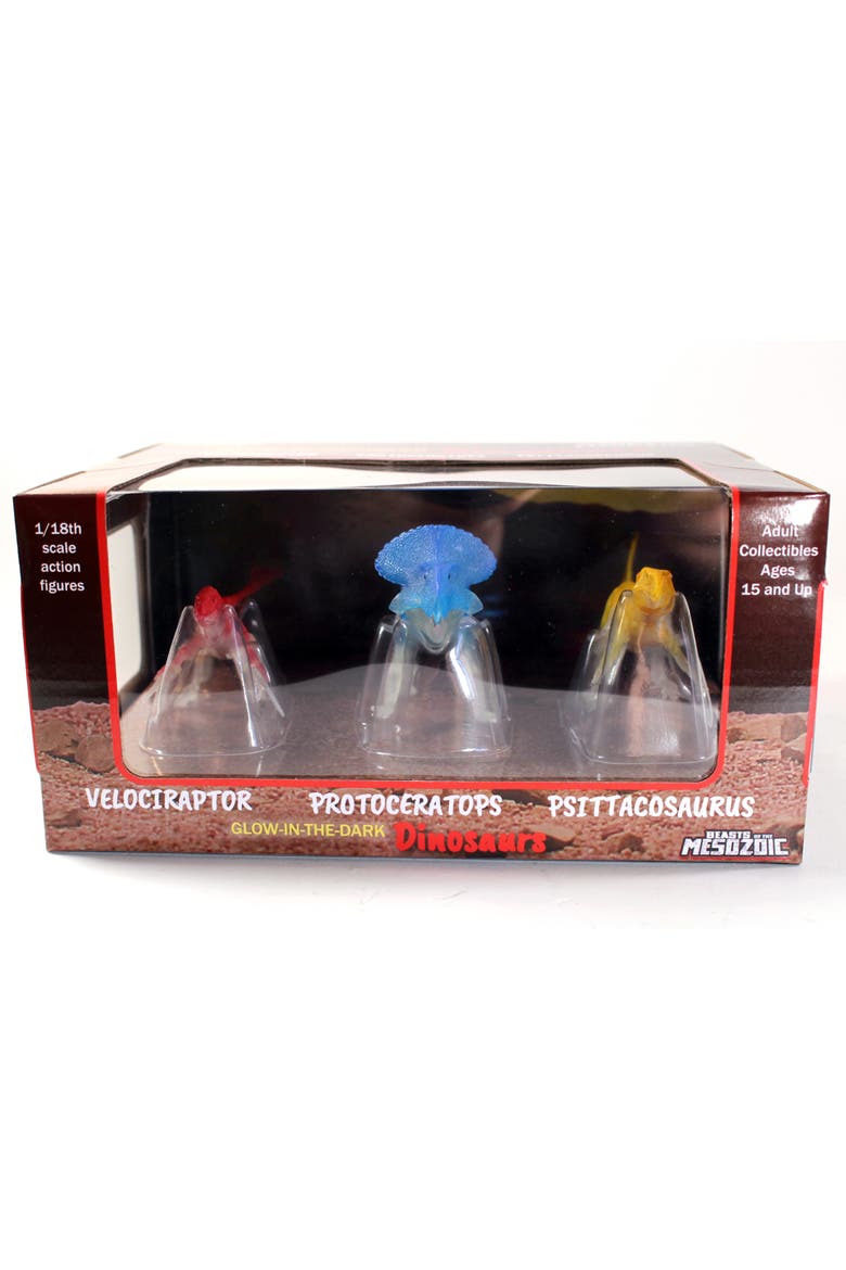 Gitd Dinosaur Figure 3 Pack, Alternate, color, Multicolored