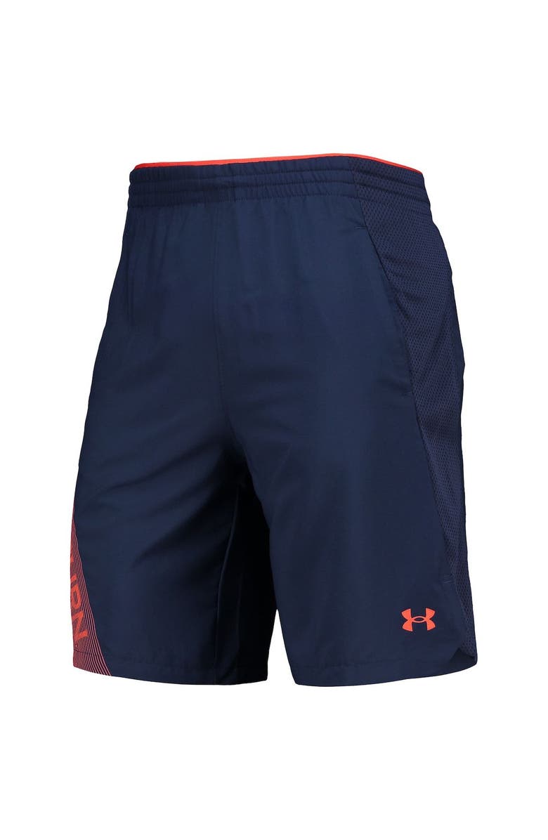 Under Armour Men's Under Armour Navy Auburn Tigers 2021 Sideline Woven Shorts, Alternate, color, 