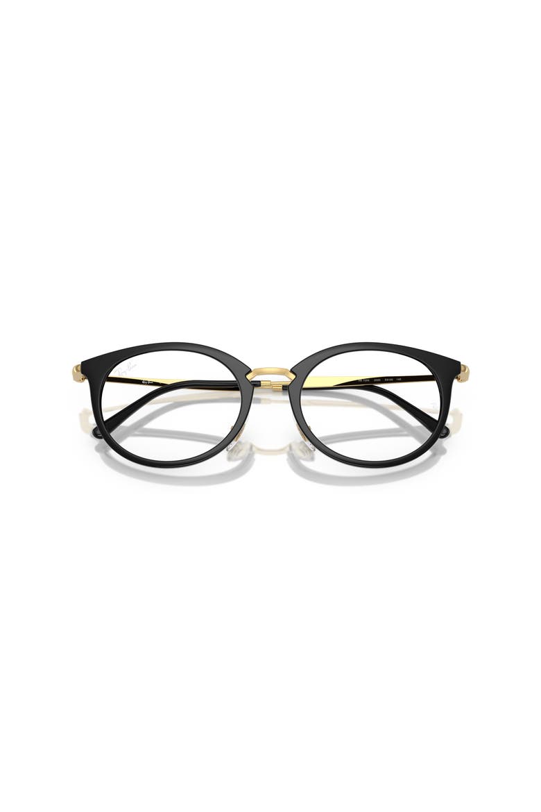 53mm Oval optical glasses, Alternate, color, Black