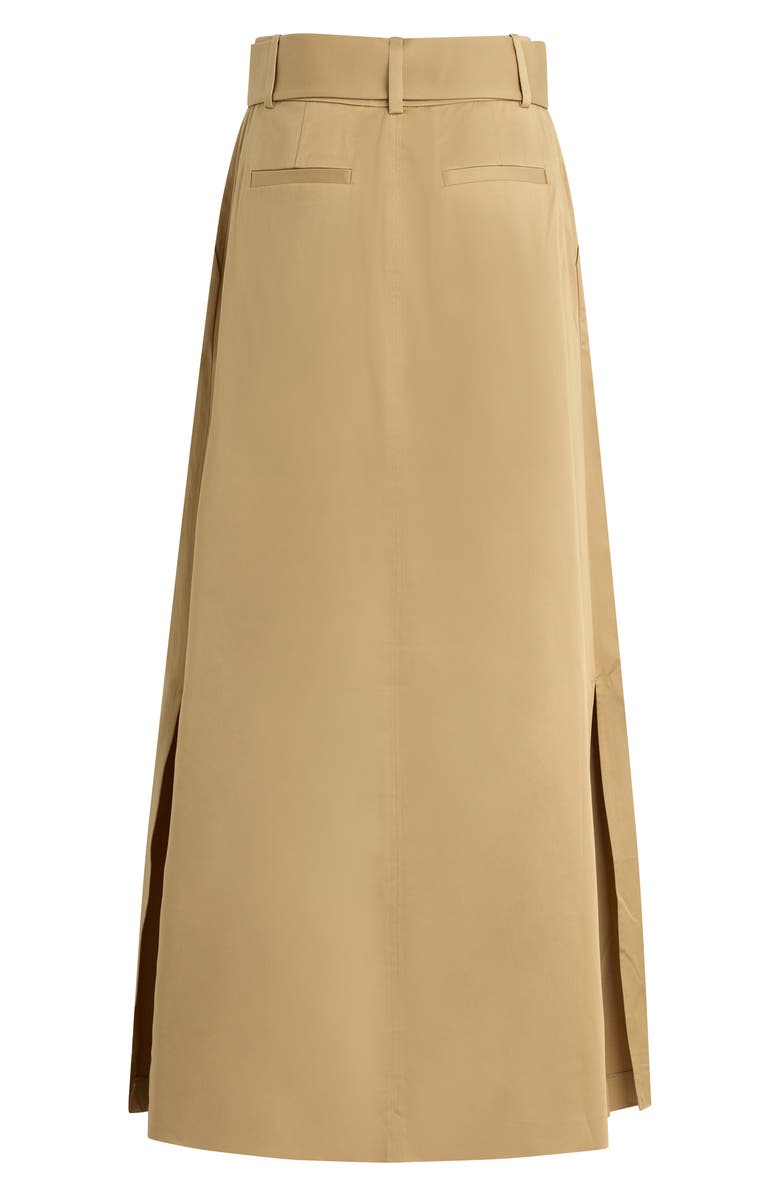 Favorite Daughter The Gabby Belted Stretch Cotton Skirt, Alternate, color, 
