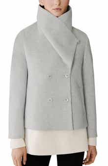 Soia & Kyo Tala Double Breasted Wool Blend Coat